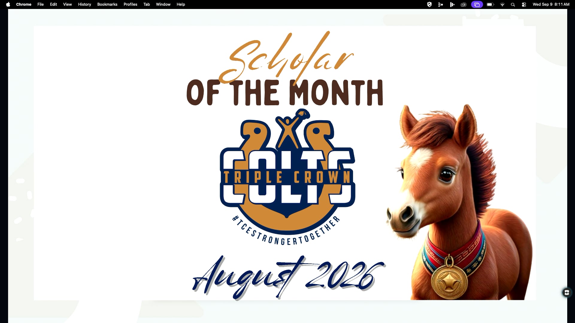 TCE- SOTM Aug. 2026