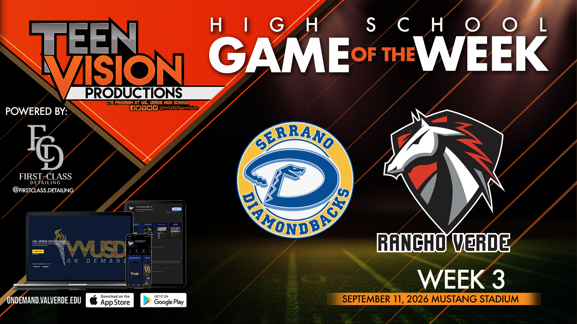 09/11/26 HS Football wk3 Rancho Verde vs Serrano HS