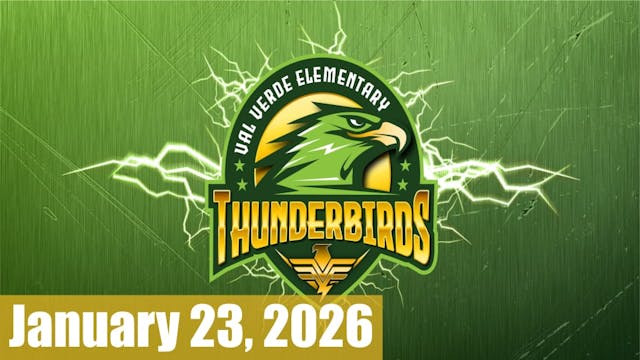Thunderbird News! 1-23-26