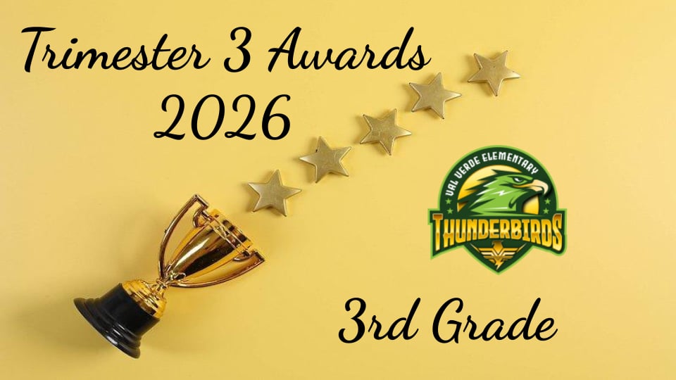 VVES 3rd Grade Trimester 3 Awards 2026