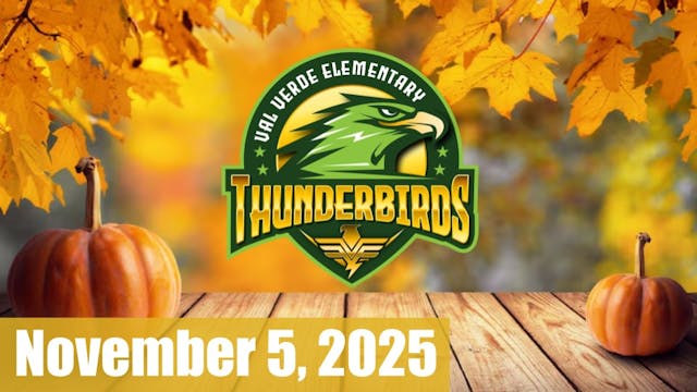 Thunderbird News! 11-5-25
