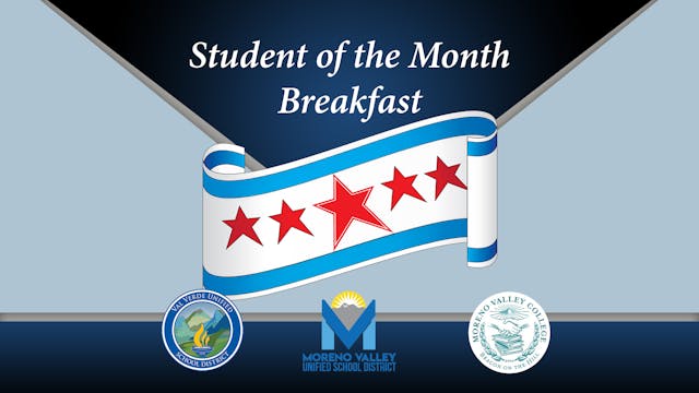 Student of the Month Breakfast LIVE! ...