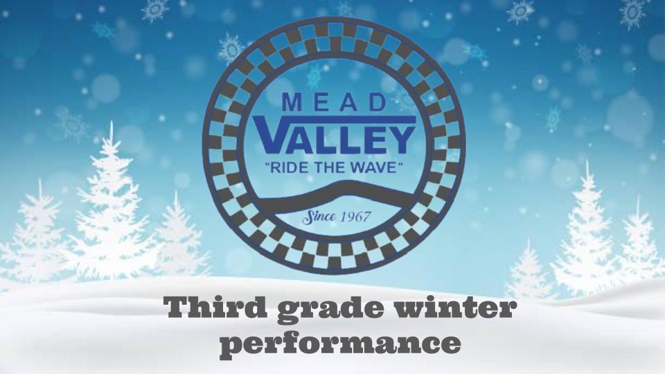 3rd grade winter performance