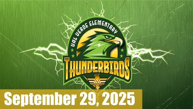 Thunderbird News! 9-29-25