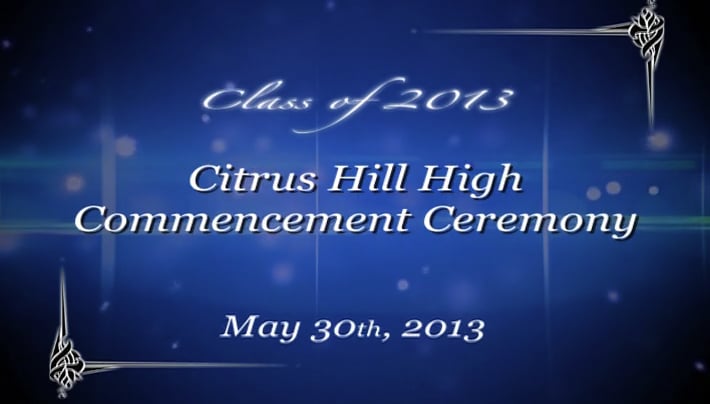 2013 Graduation Citrus Hill High School
