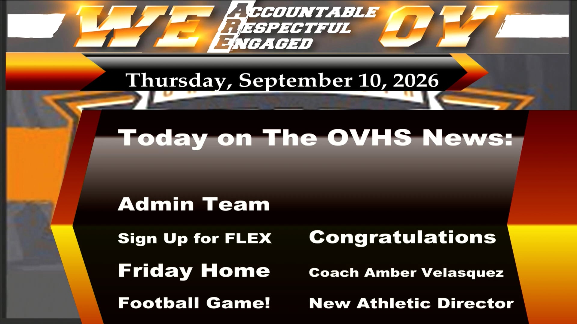 09/10/26 OVHS News