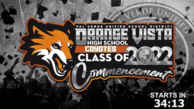 Orange Vista HS Commencement Ceremony...