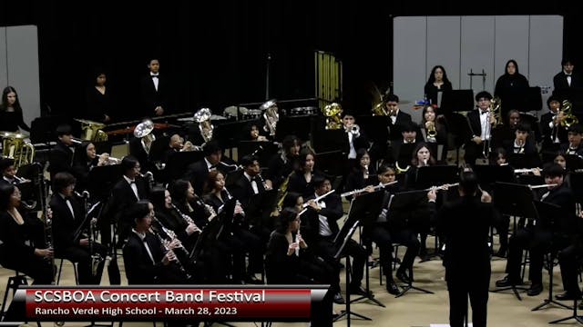 SCSBOA Concert Band Festival at Ranch...