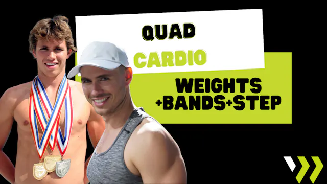 Quad Cardio (weights+step+bands) 040725