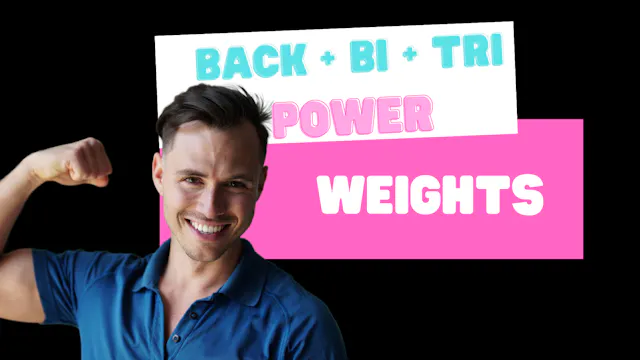 Back + Bi + Tri Power (weights) 050124