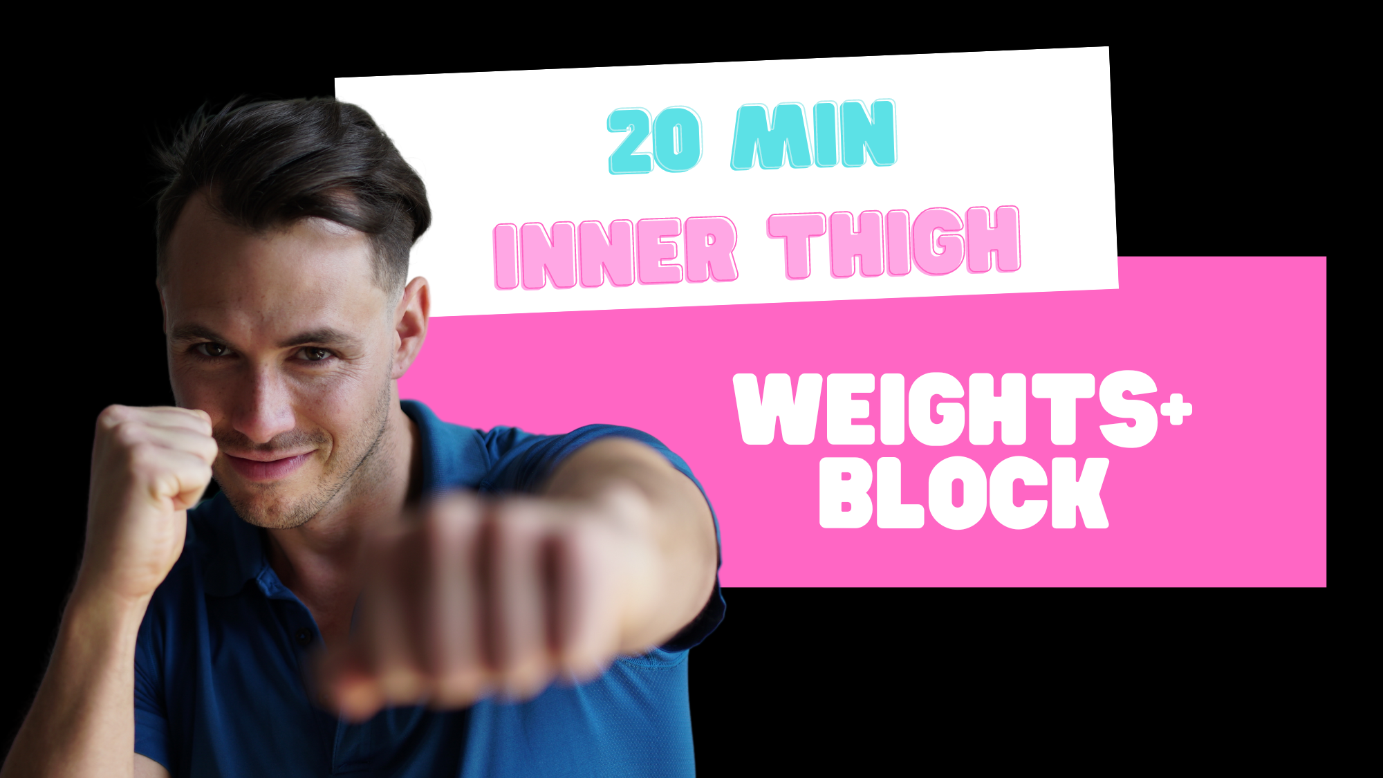 20 mins inner thighs (weights+block) 030524