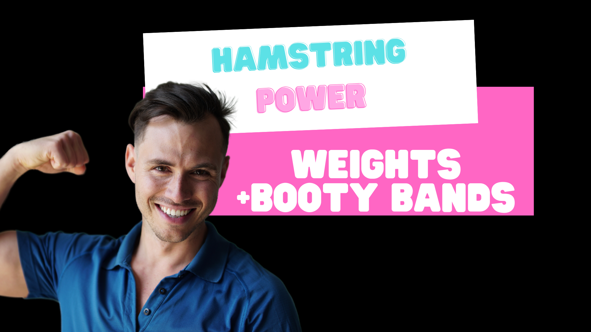 Hamstring Power (weights+booty bands) 120924