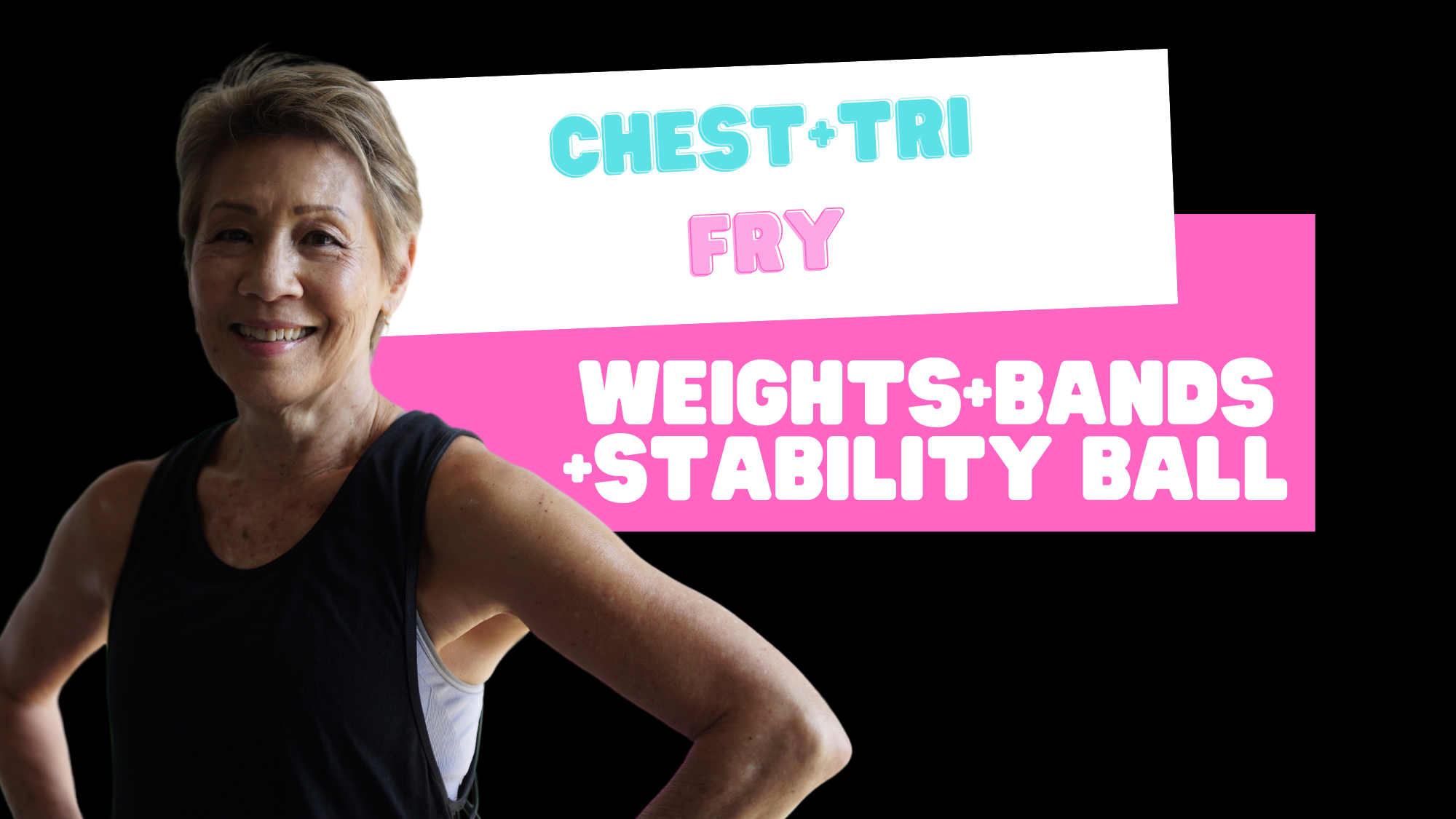 Chest+Tri (weights+bands+stability ball) 121724