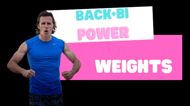 Back and Bi Power (weights) 040824
