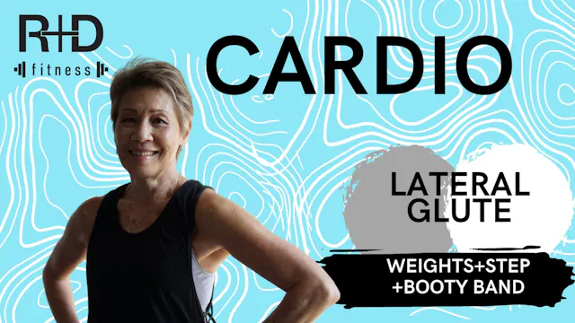Lateral Glute Cardio (weight+step+boo...