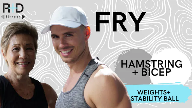 Hamstring and Bicep (weights+stabilit...
