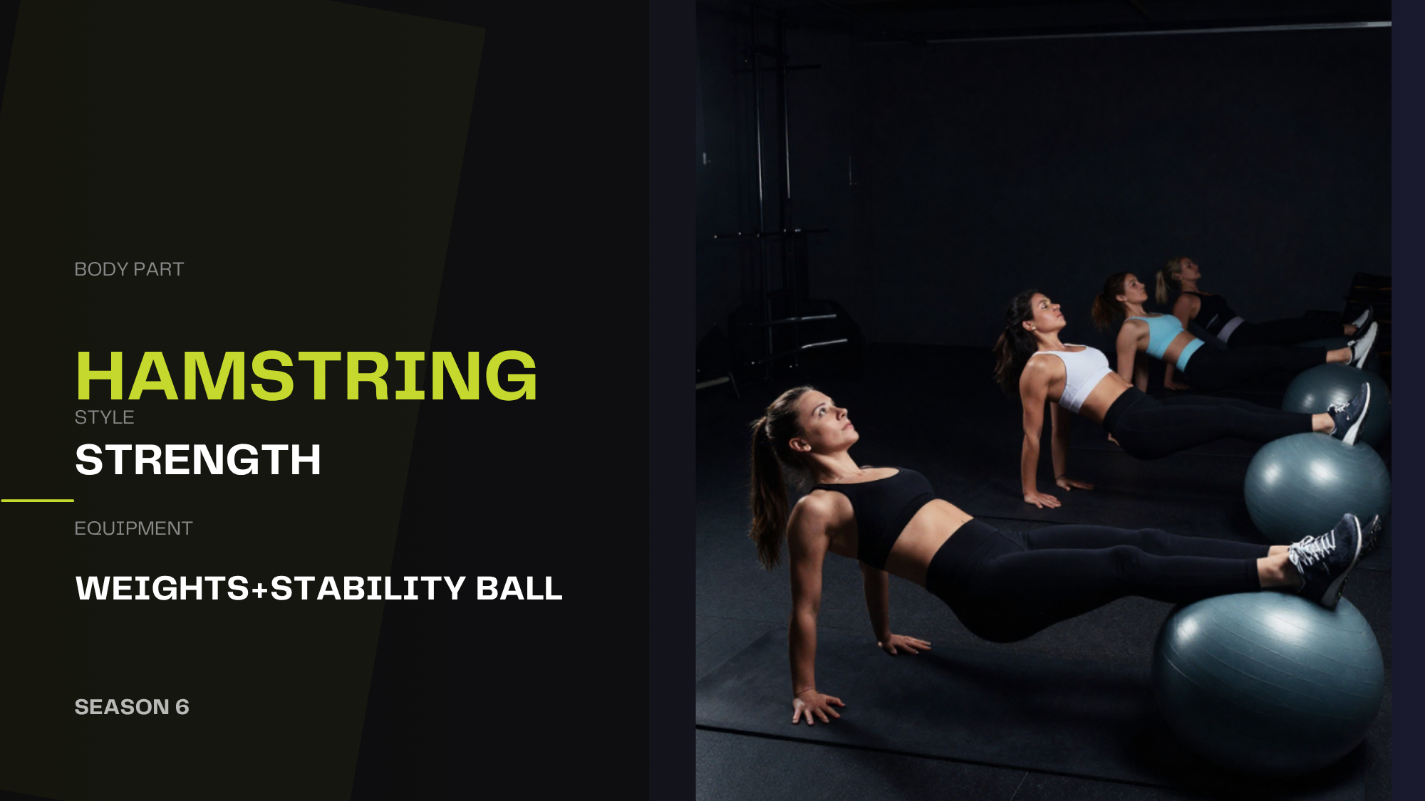 Hamstring strength (weights+stability ball) 052026