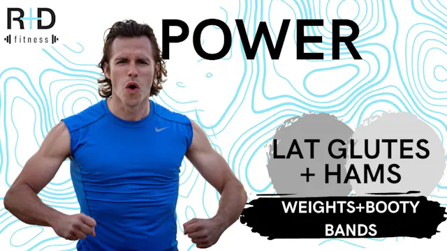 Lateral Glute and Hamstring (weights+...