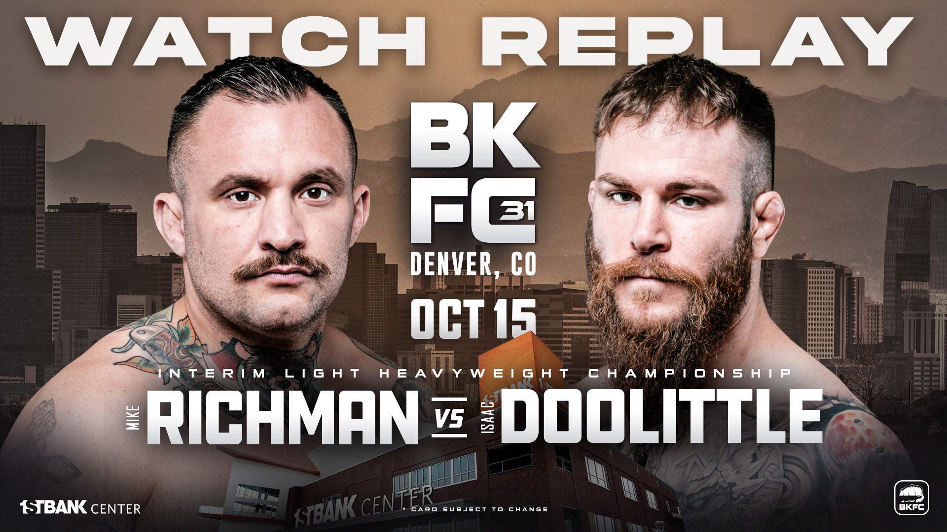 BKFC: Richman vs Doolittle