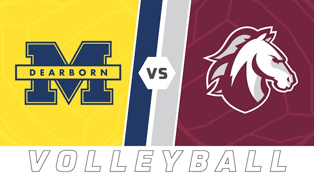 Volleyball: Michigan-Dearborn vs Evan...