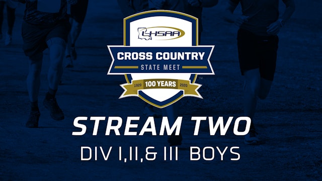LHSAA Cross Country State Meet: Stream Two