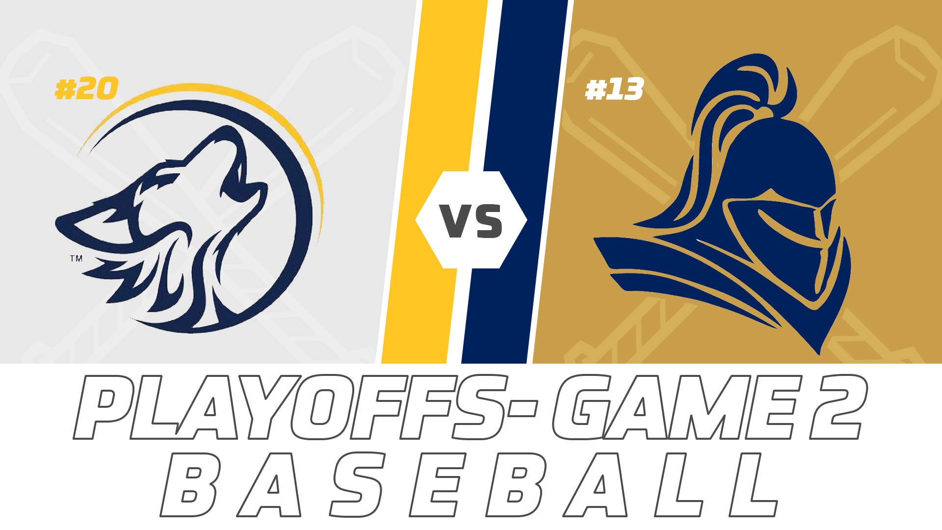 Baseball Playoffs- Game Two: D'Arbonne Woods Charter vs Episcopal