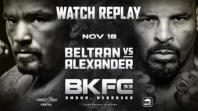 BKFC: Alexander vs Beltran