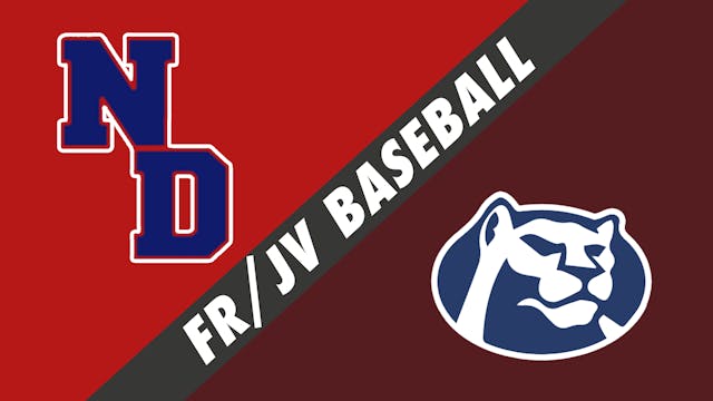 Freshman & JV Baseball: Notre Dame vs...