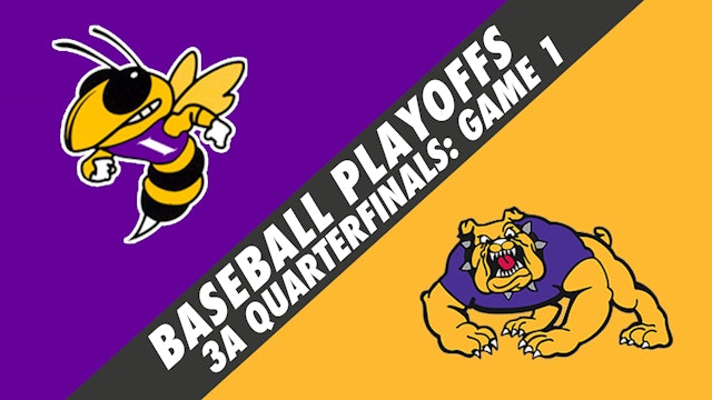 Class 3A Quarterfinals Baseball: Game 1: Iowa vs Lutcher