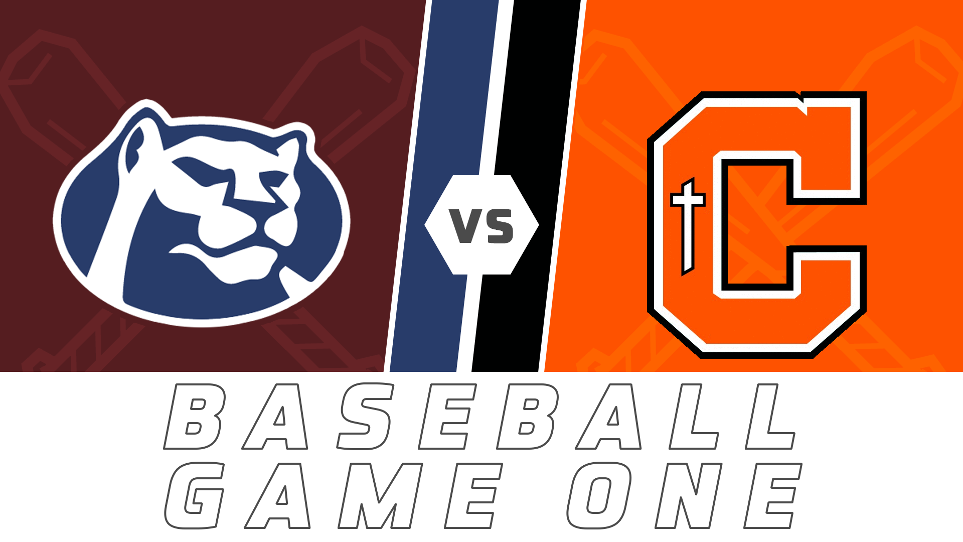 Baseball Playoffs- Game One: St. Thomas More vs Catholic