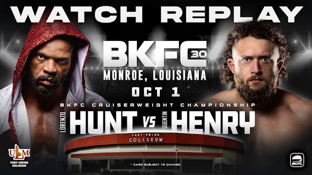 BKFC: Hunt vs. Henry