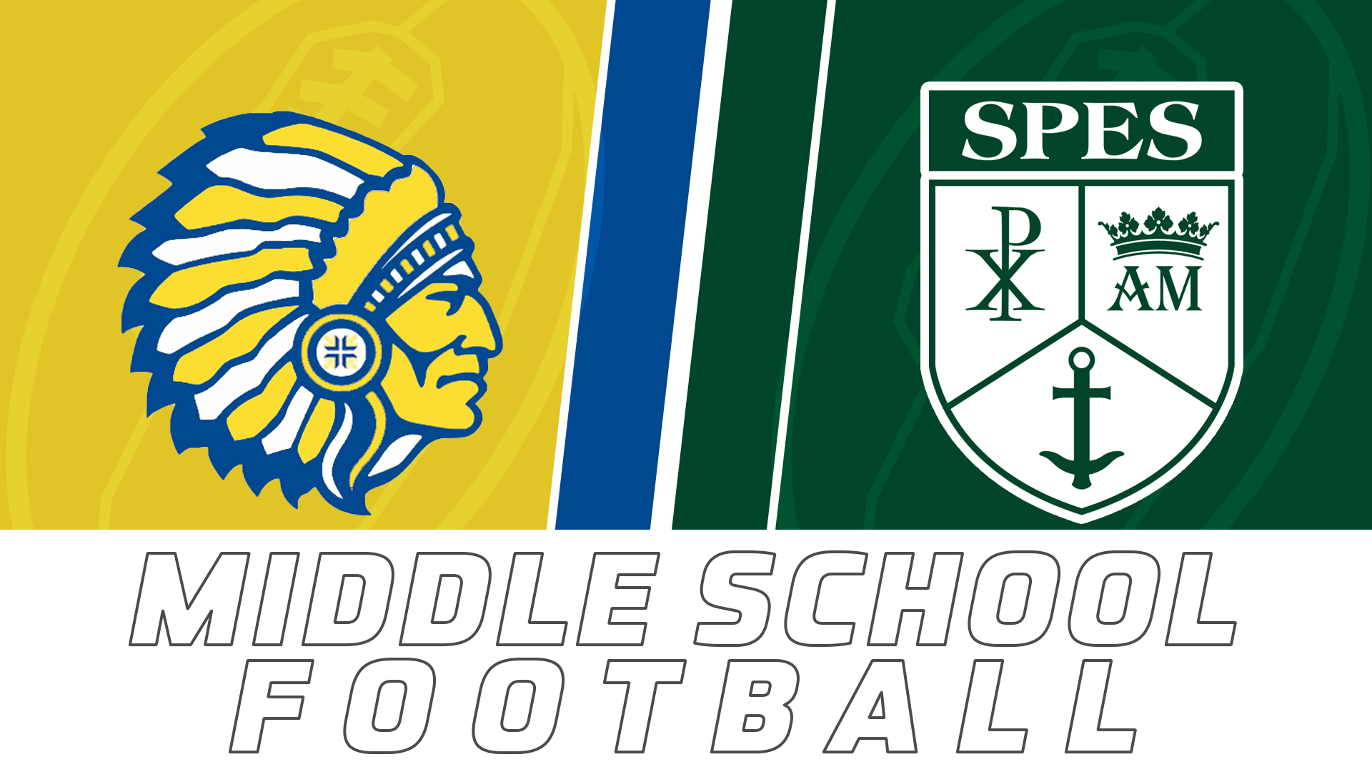 Middle School Football: Our Lady of Fatima vs St. Pius
