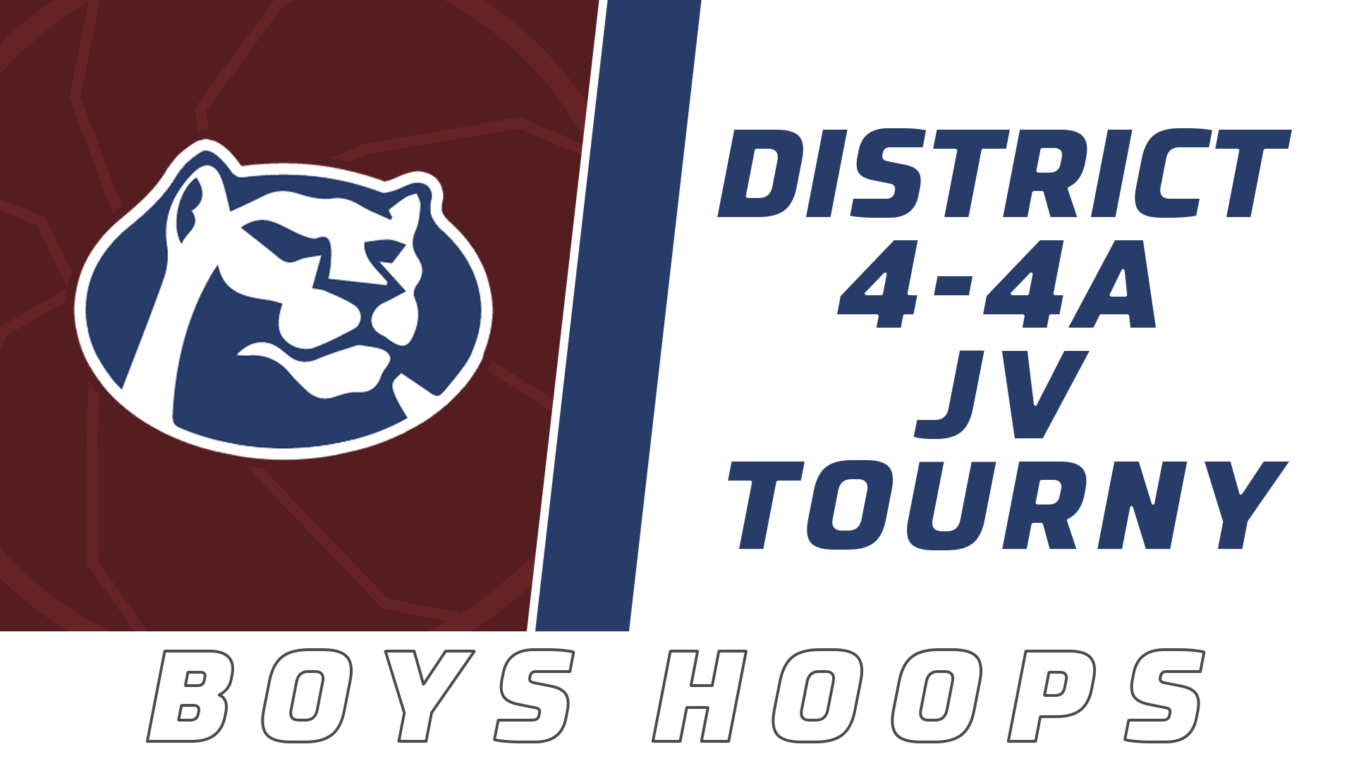 JV Boys Basketball: District 4-4A JV Tournament