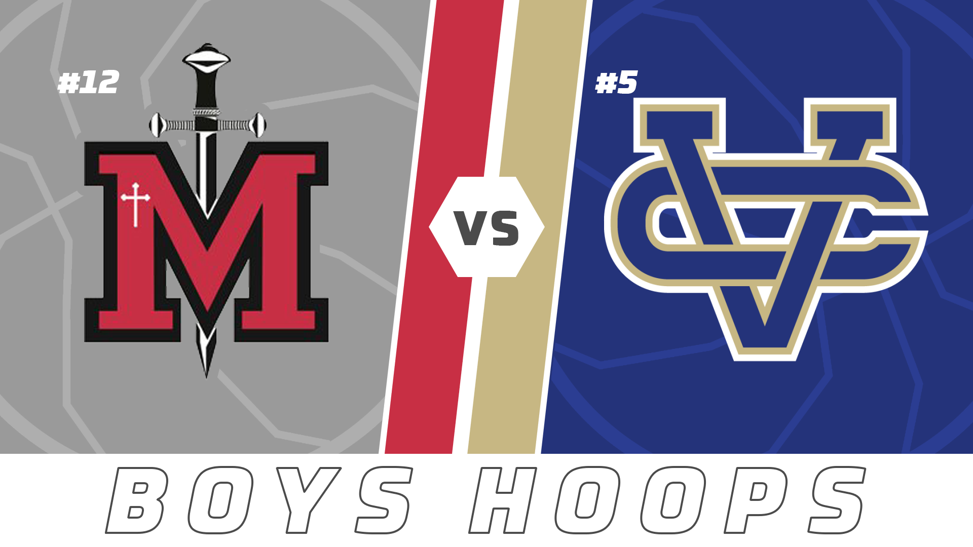 Boys Basketball Playoffs: St. Michael vs Vandebilt Catholic