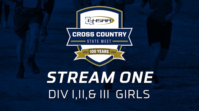 LHSAA Cross Country State Meet: Stream One