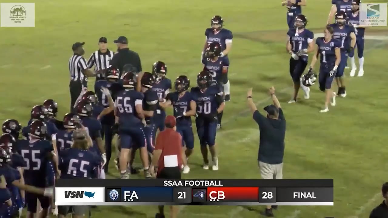 Football Highlights: Cocoa Beach- 28, Foundation 21- Final