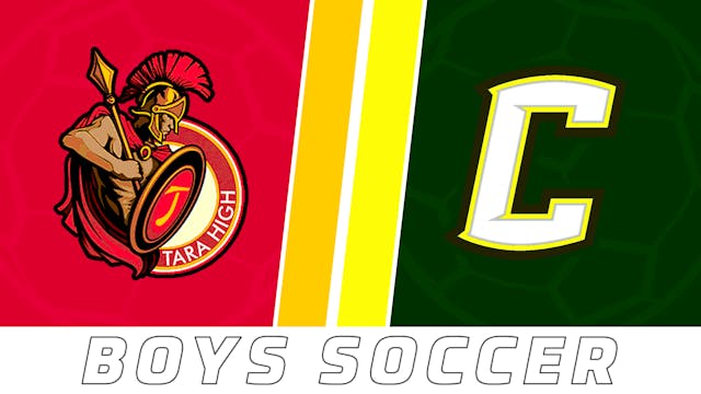 Boys Soccer: Tara vs Cecilia