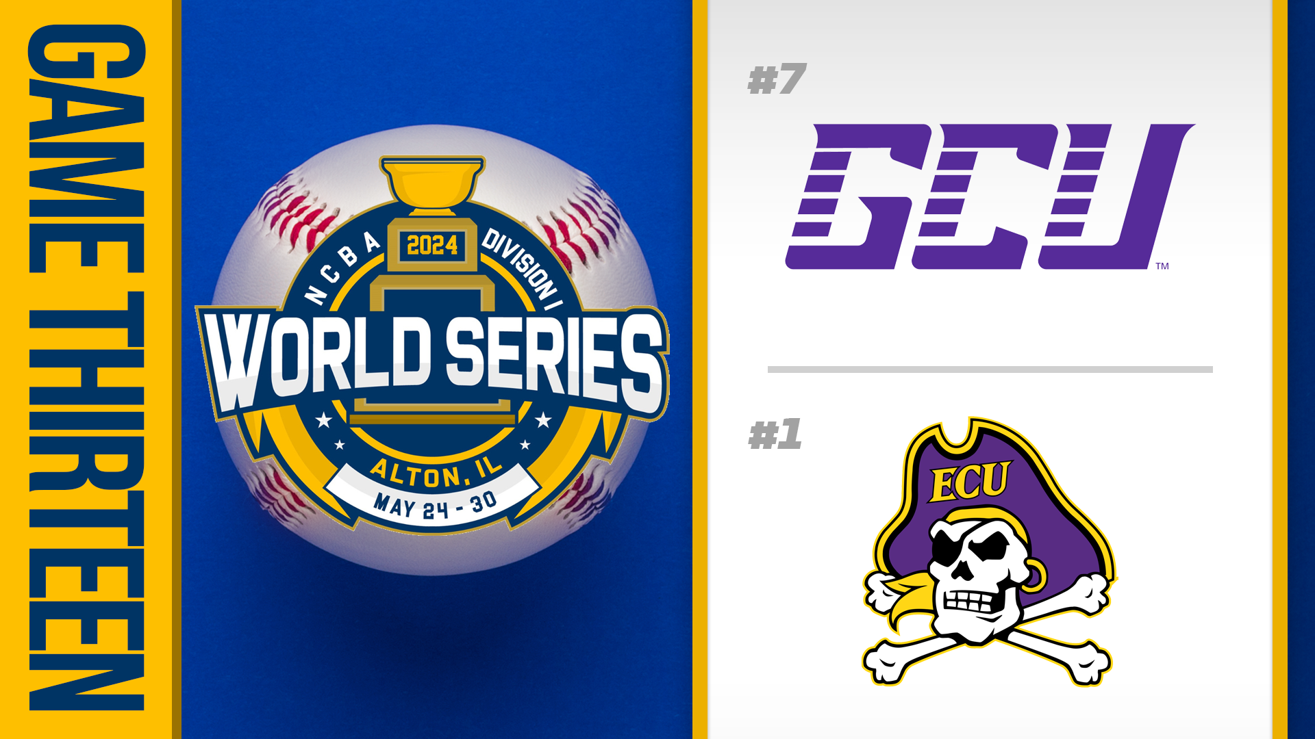 NCBA Div 1 World Series- Game Thirteen: Grand Canyon vs East Carolina