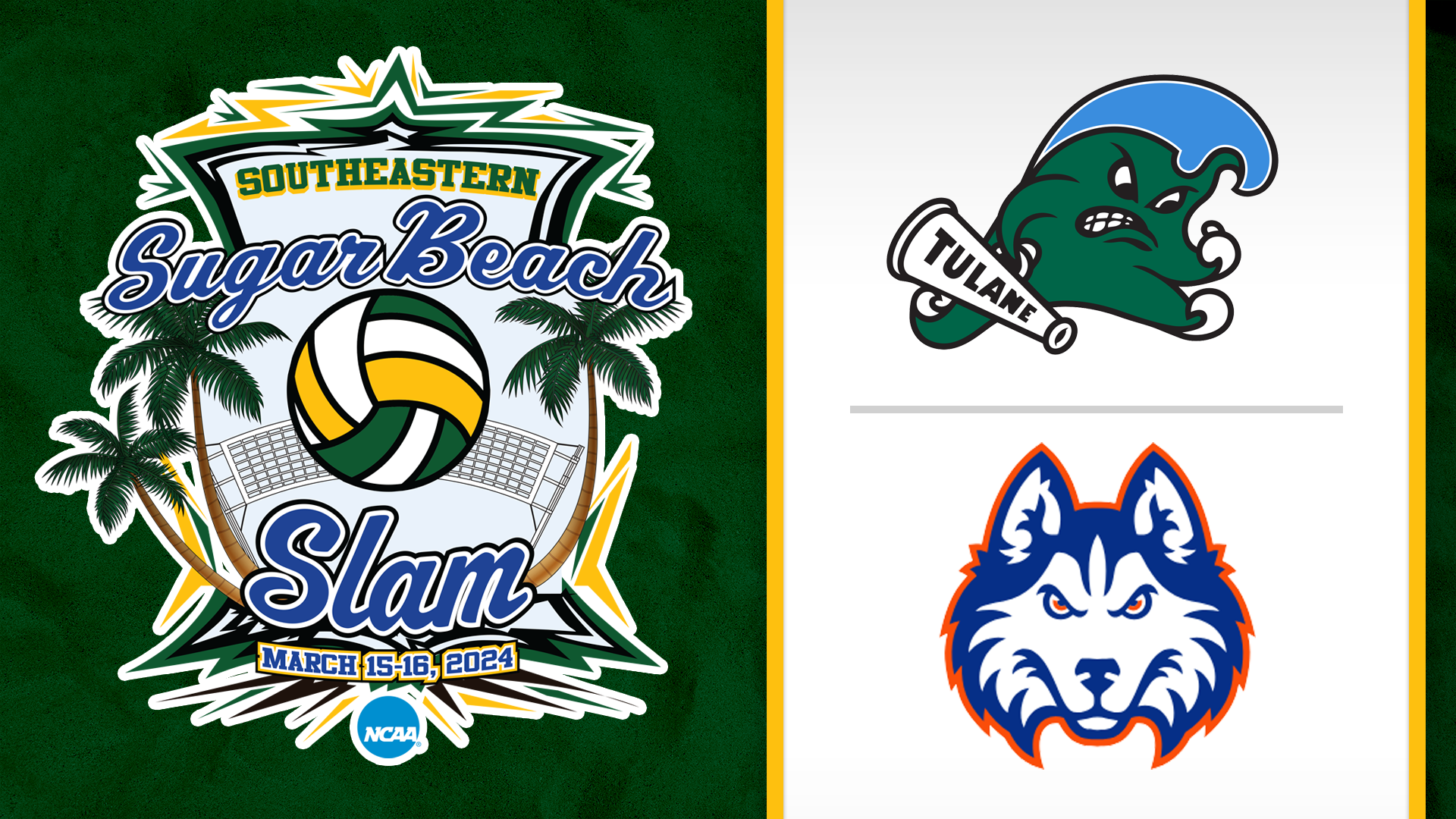 Sugar Beach Slam- Beach Volleyball Tournament: Tulane vs Houston Christian