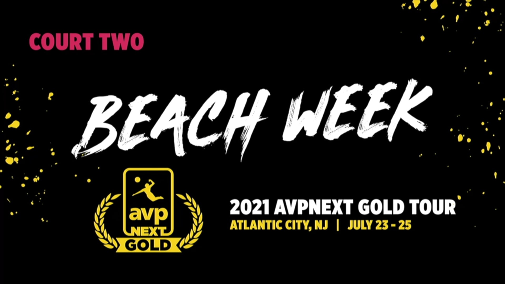 AVPNext Gold Tournament: Court Two- Sunday Morning
