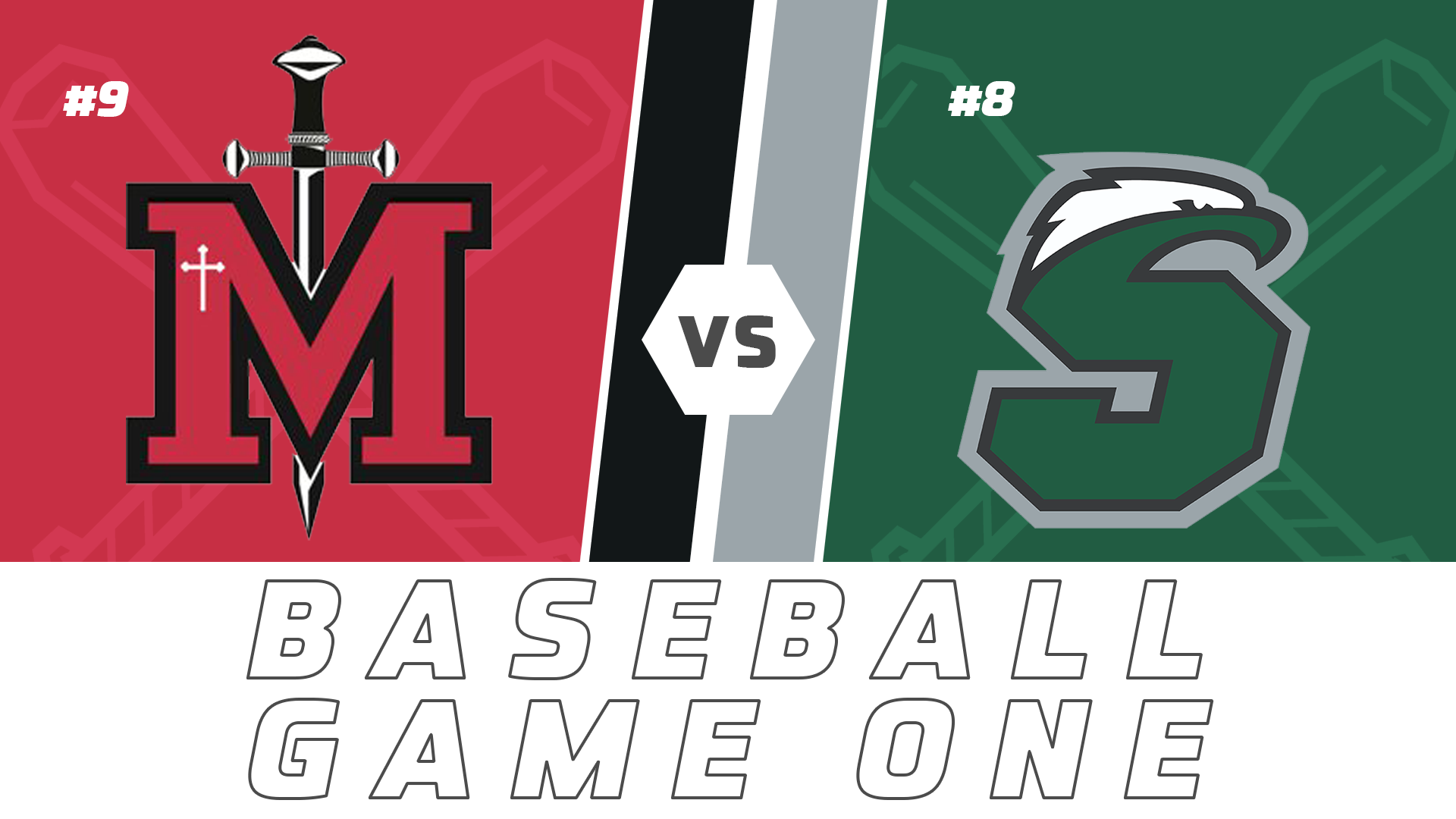 Baseball Playoffs- Game One: St. Michael vs Shaw