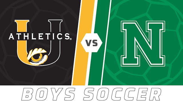 Boys Soccer: U-High vs Newman