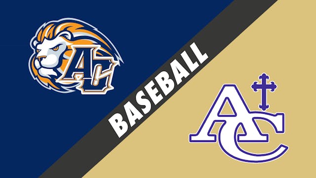 Baseball: Ascension Christian vs Asce...