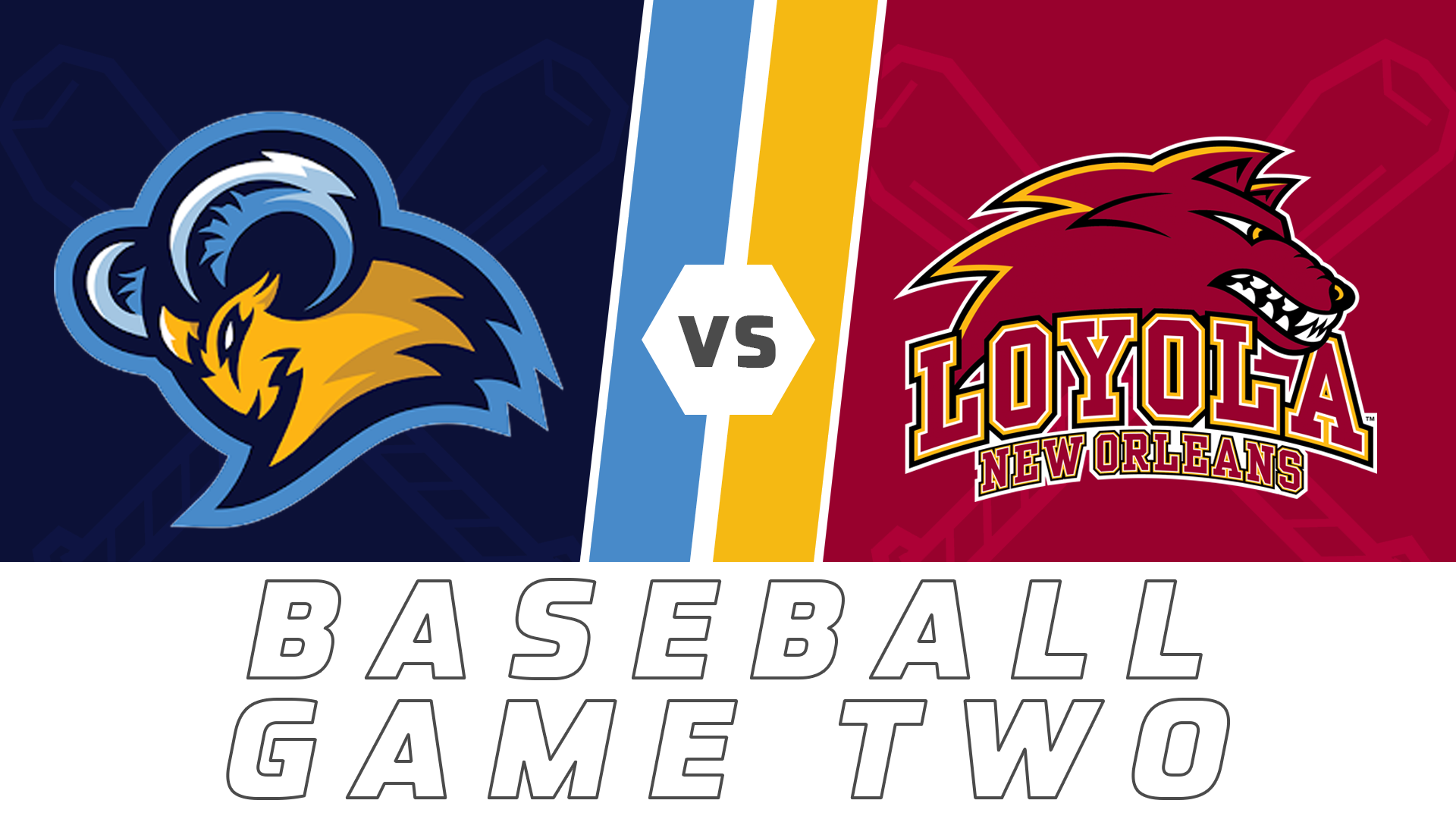 Baseball Game Two: Blue Mountain College vs Loyola