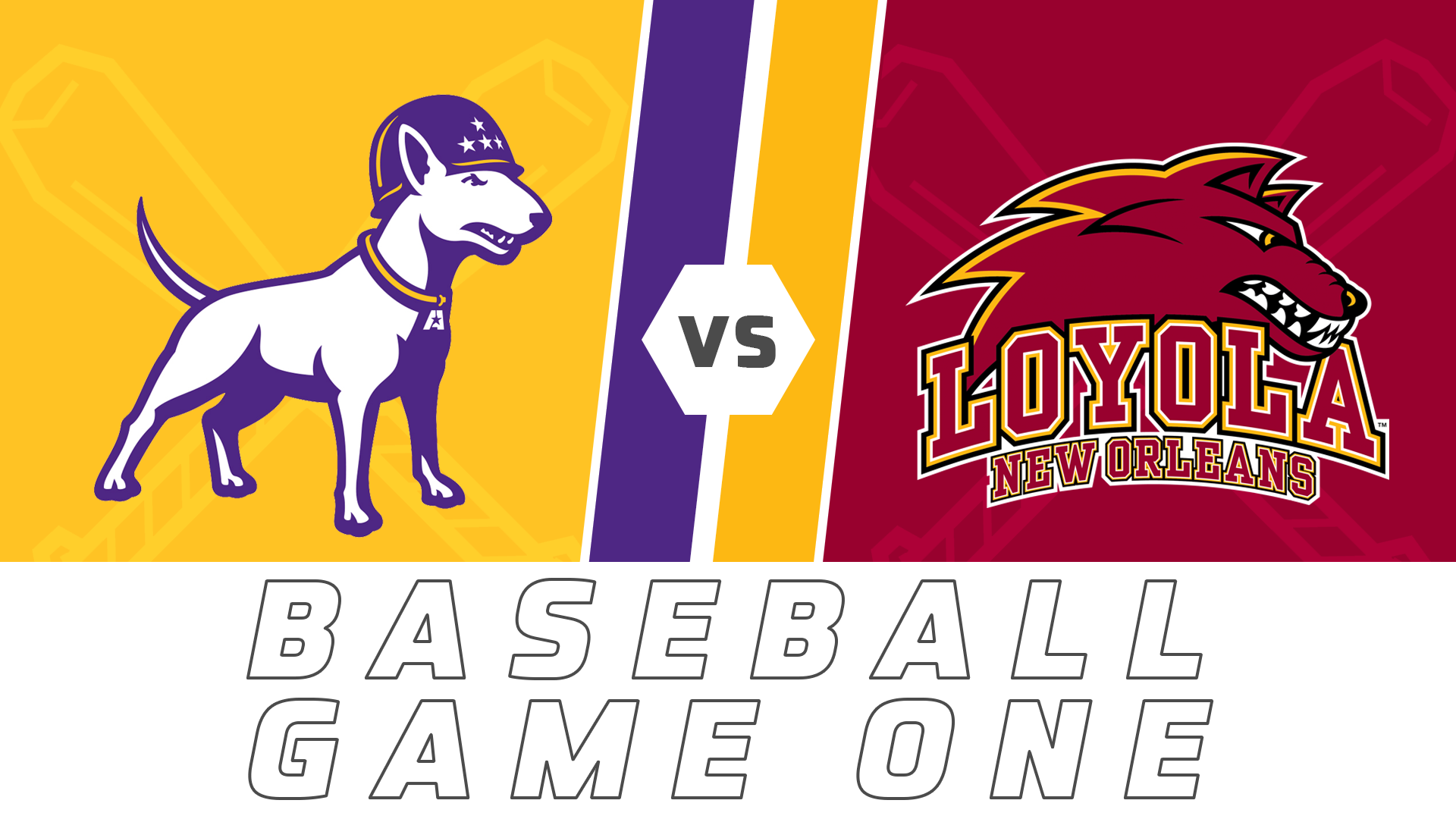 College Baseball- Game One: LSU Alexandria vs Loyola