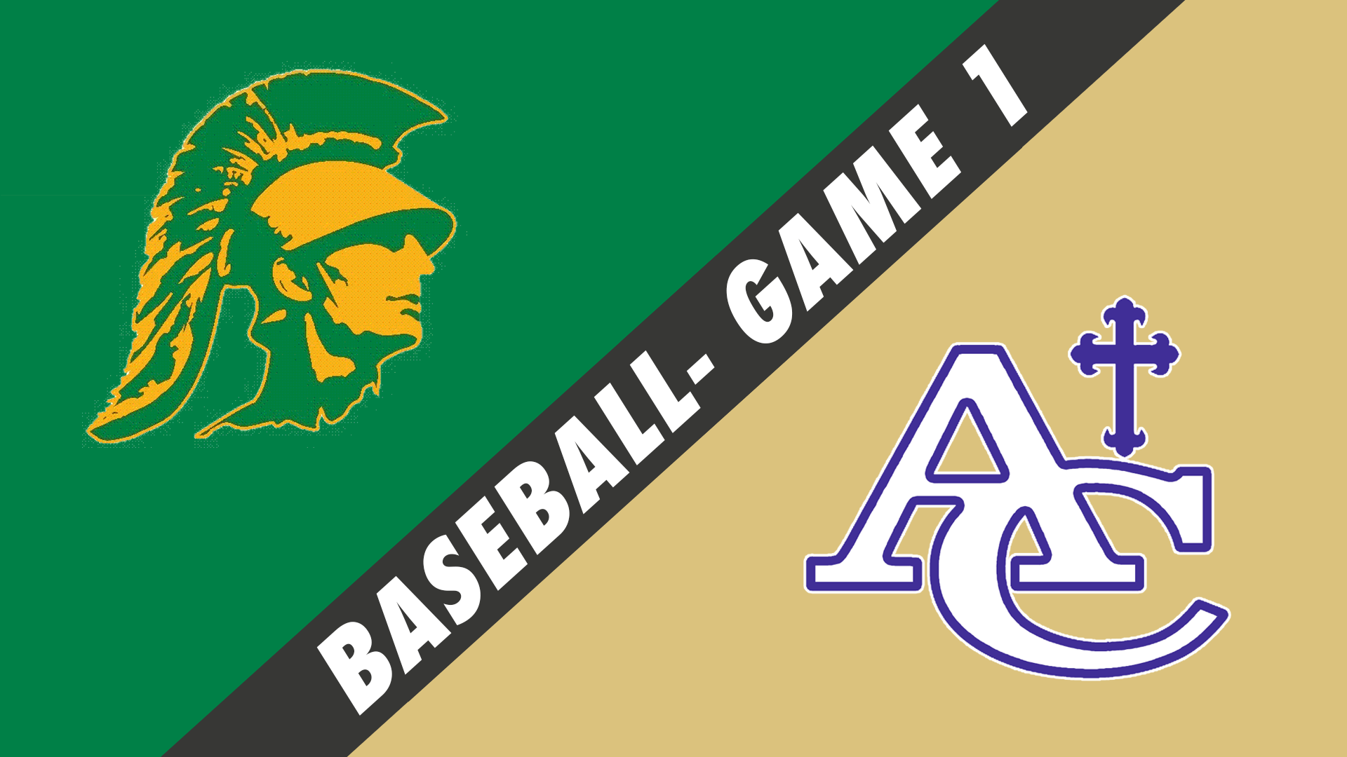 Baseball- Game 1: Central Lafourche vs Ascension Catholic