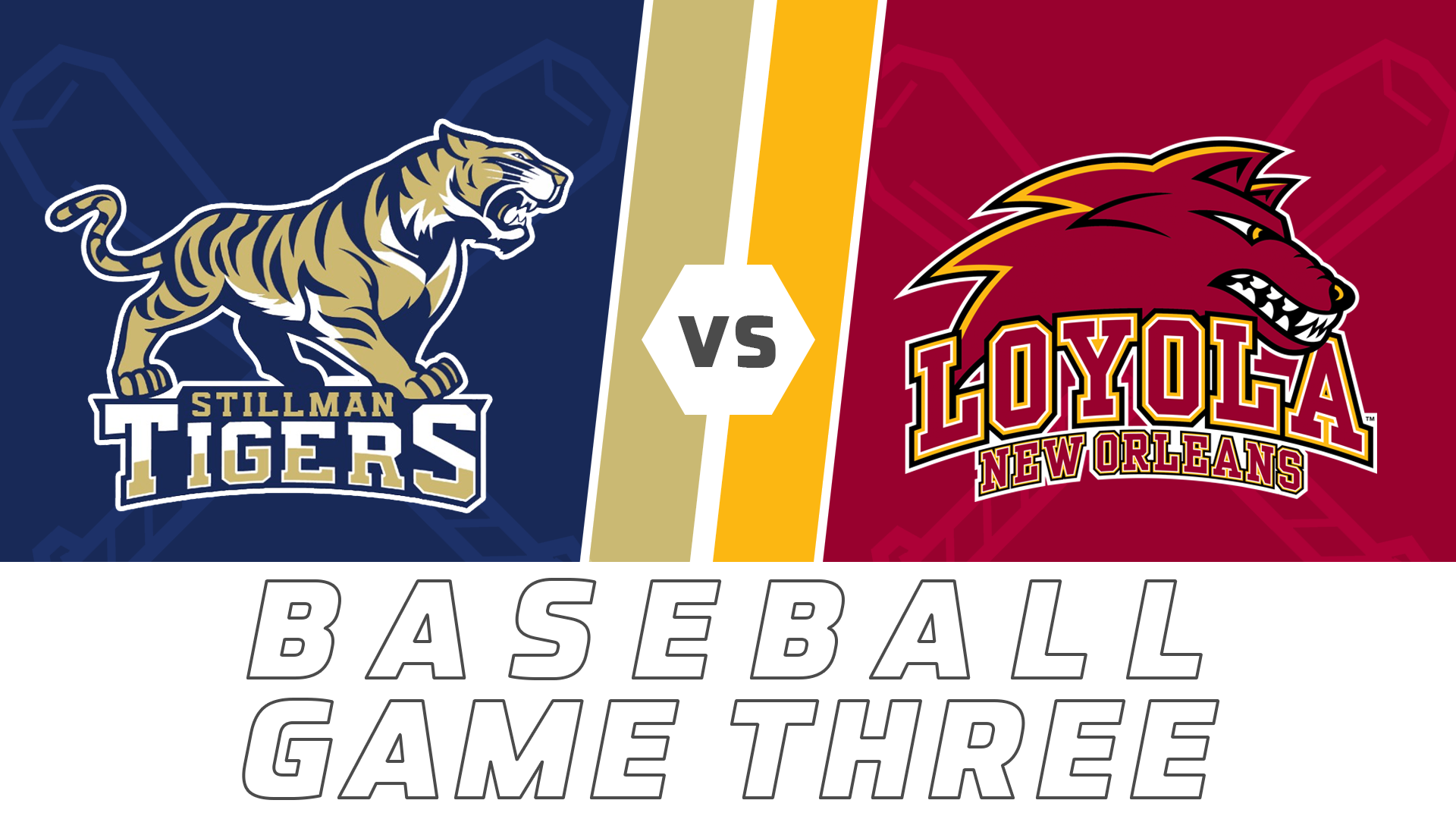Baseball Game Three: Stillman College vs Loyola