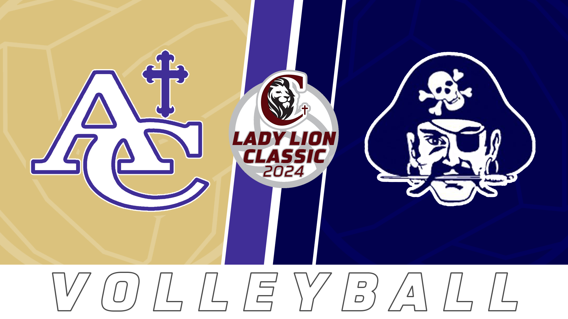 CCA Volleyball Tournament: Ascension Christian vs Barbe