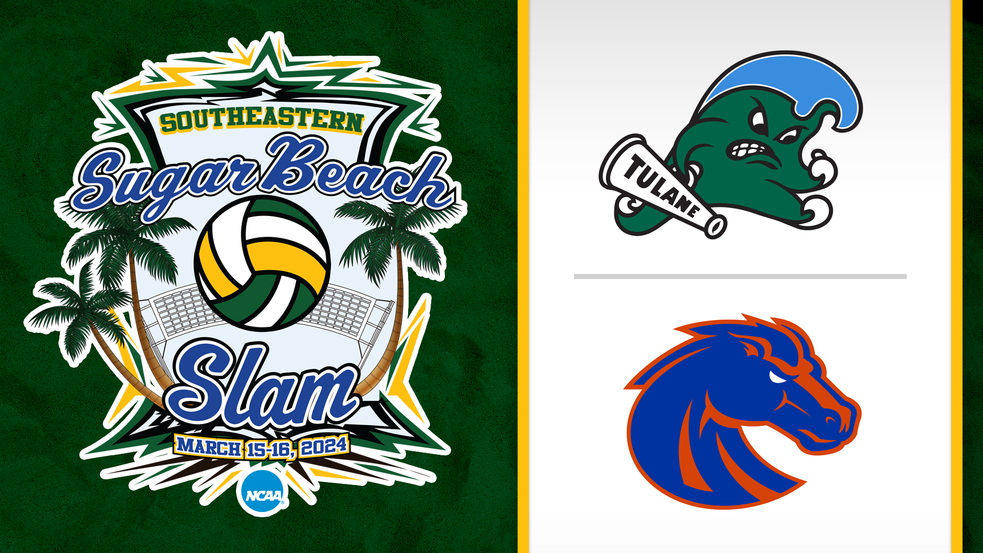 Sugar Beach Slam- Beach Volleyball Tournament: Tulane vs Boise State