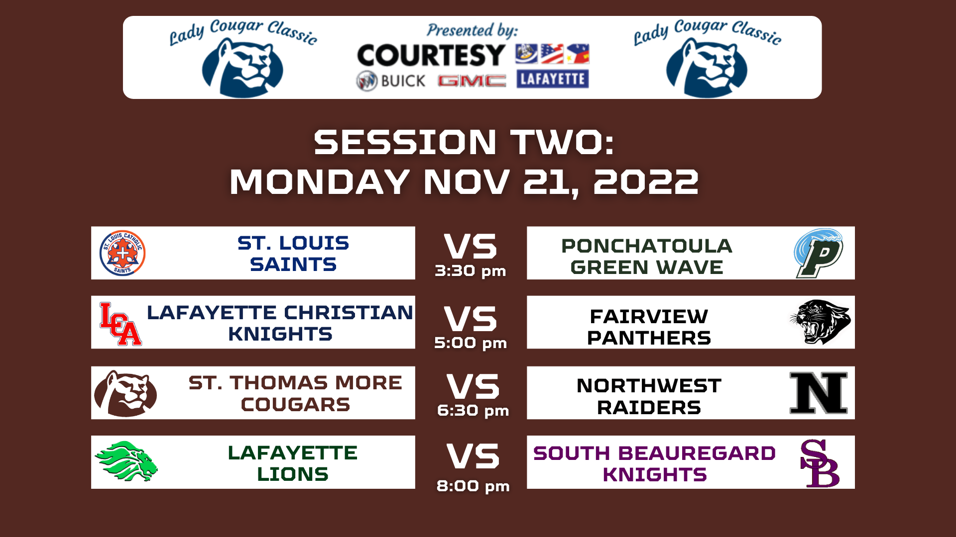 Girls Basketball- Lady Cougar Classic: Session Two